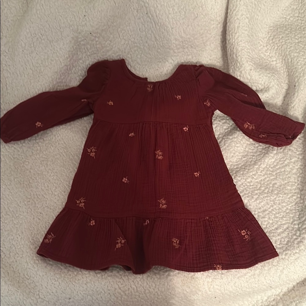 Cat&Jack Burgundy Kids Dress